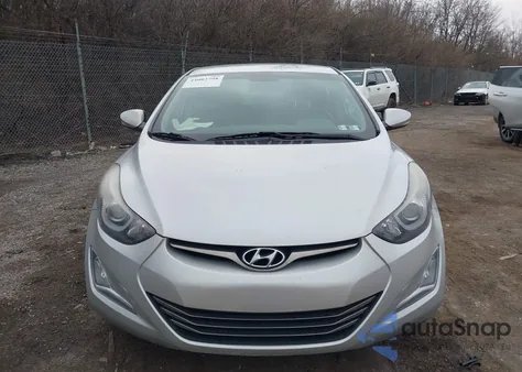 2015 Hyundai Elantra Limited из США, поврежденный, VIN 5NPDH4AE9FH616903